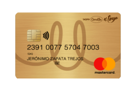 Tarjeta Carulla Gold Mastercard