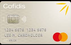 Mastercard-kaart van Cofidis