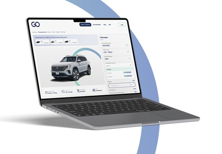 Drive GO Cars subscription with no down payment! | UTUA
