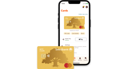 Gold credit card Swedbank